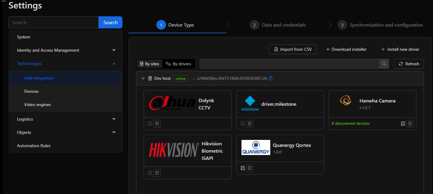Security integration